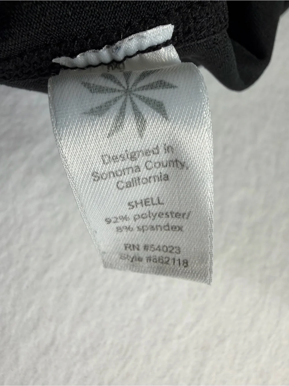 Athleta black reflective